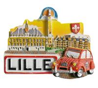 Lille France Refrigerator Magnet Tourism Souvenir Fridge Decoration 3D Craft Collection