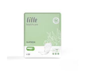 LILLE Healthcare Disposable Suprem Light Shaped Pads, Men and Women, Highly Absorbent & Breathable Incontinence Pad, Maxi 1030ml, Pack of 28