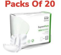 Lille Healthcare Suprem Form Maxi Pack Of 20 Adult Nappies Lsfm5171 Pads Slips