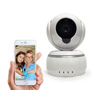 Lille Quer Home Security Camera TF Card,Connect Directly to iOS Android,Wireless IP Network Camera,Motion Detection,720P HD Video Quality,Pan/Tilt Surveillance Camera