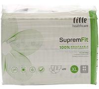 LILLE Suprem Fit Incontinence Pads, Fast Absorbing Disposable Briefs for Men and Women, Maxi, Heavy Absorption, Size XL, Pack of 20