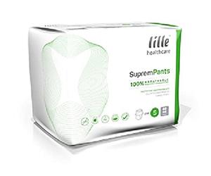 LILLE SupremPants Incontinence Pads, Fast Absorbing Disposable Briefs for Men and Women, Maxi, Heavy Absorption, Size Medium, Extra, 1300ml, Pack of 14
