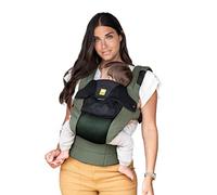 LÍLLÉbaby Complete Airflow Deluxe Ergonomic 6-in-1 Baby Carrier Infant to Toddler with Lumbar Support (7-45 Pounds), 360 Degree Baby Wearing, Inward and Outward Facing (Olive/Black)