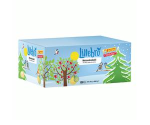 Lillebro Fat Balls Wild Bird Food Saver Pack - 100 x 90g (without net)
