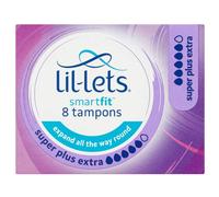 Lil-Lets Smartfit Non Applicator Super Plus Extra Tampon 8 Pack