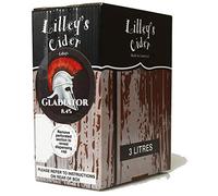 Lilley’s Cider - Gladiator 8.4% - Strong Rustic Medium Cider with Roman Flair - Full-Bodied & Fruity - Vegan & Gluten-Free - 3L Bag in Box for Sharing or Parties