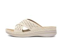 LILLEY & SKINNER Antigua Womens Beige Mule Sandal - Size 8 UK - Beige