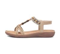 LILLEY & SKINNER Grenada Womens Beige T-Bar Sandal - Size 7 - Beige