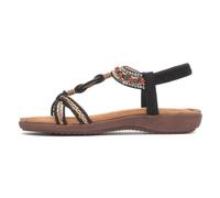 LILLEY & SKINNER Grenada Womens Black T-Bar Sandal - Size 5 - Black