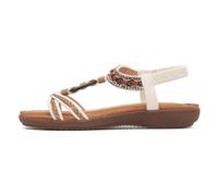 LILLEY & SKINNER Grenada Womens White T-Bar Sandal - Size 5 - White