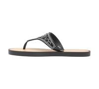 Lilley Star Womens Black Diamante Toe Post Sandal - Size 3 UK - Black