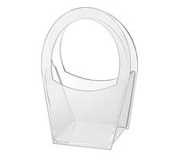 Lillian Rose Clear Modern Flower Girl Basket, One Size