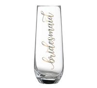 Lillian Rose G116 BM Gold Bridesmaid Stemless Champagne Glass, 5.75" H
