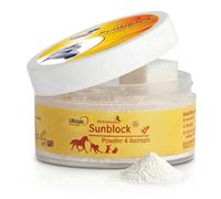 Lillidale Animal Sunscreen - Dog Sunblock Powder 90g | Natural Mineral UV Sun Protection for Dogs, Pets & Horses | Broad Spectrum UVA & UVB Protection | 24 Hour Protection - Water-Resistant