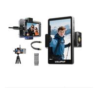 LILLIPUT V4 Vlog Selfie Monitor Rear Phone Camera Video Transmission,Type-C and HDMI Input, USB-C Power Output for External Devices Like Video Light or Handset,Magnetic Phone Holder