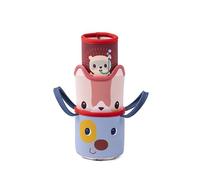 Lilliputiens - 3 Bath Cups - Stackable Bath Cups - Sensory Development Game for Toddlers - Fun Toy for the Bathtub & Pool - Made of Neoprene - From 6 Months - 83584