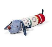 Lilliputiens - 4-in-1 Sound Roller with Rattles and Assembling Cylinders - Jules the Dog Baby Development Toy - Stimulates Motor Skills and Senses - From 6 Months - Blue - 34 cm - 83629
