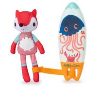 LILLIPUTIENS - Magic Surfer Alice - Interactive bath toy with color-changing effects - Drawings appear in water - Fun figurine - From 12 months - Bath/water games - 83542