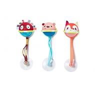 Lilliputiens 83051 Balls (x3) -Interactive Baby Toy with Suction Cups-Floating and Colorful-Ideal for Bath Time-Perfect for Sensory Development-from 3 Months-83051, Multicolor