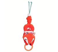 LILLIPUTIENS - Bell Rattle Alice the Fox - Sensory Hanging Toy for Babies with Bell Sound - Stimulates Sight, Motor Skills, and Hearing - From 3 Months - 83049