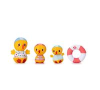 LILLIPUTIENS - Children's Bath Toys Ducks - Mother Duck and Two Ducklings - Fun for Bath and Pool - Stimulates Motor Skills and Development - From 6 Months - 83544