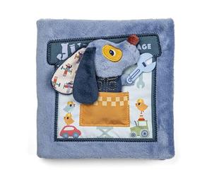 Lilliputiens - Fabric Activity Book - Jules' Garage - Educational Toy for Travel & Home - Sensory Development & Coordination - From 12 Months - 83585