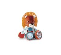 Lilliputiens, Jack Lion Multi-Activity Soft Toy, From 9 Months | Lion with a Bell in the Head, Wooden Hands, Foot Mirror and Crinkle Paper in the Foot