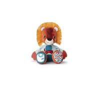 LILLIPUTIENS - Jack the Lion activity plush - Interactive rattle for babies with mirror, bell and paper noise - Stimulates the senses, motor skills and imagination - Educational toy from 9 months