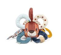 Lilliputiens, Jack Sensory and Teething Rings, from 3 Months | Ball with Multiple Rings, Teether, Crinkle and Bell Sounds, Supporting Baby's Sensory Discovery Through Handling