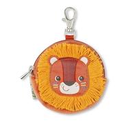 Lilliputiens, Jack the Lion, Compact Children’s Purse | Small Clip for attaching, Zip Closure, Recycled Polyester, Cotton and Metal, Colourful Practical Design