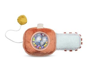 Lilliputiens, Jack Vibrating Chainsaw Baby Rattle, from 3 Months | Chainsaw-Shaped Rattle with Vibrating Sound, Vibrates When the Cord Is Pulled and Offers Texture Discovery