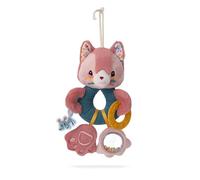 LILLIPUTIENS - Jeanne le Chat multi-activity rings - Early-learning toy for baby with sounds, textures and colours - Easy to grab, stimulates the senses - Ideal for cosy, playpen or car - 3 months+