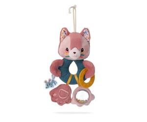 LILLIPUTIENS - Jeanne le Chat multi-activity rings - Early-learning toy for baby with sounds, textures and colours - Easy to grab, stimulates the senses - Ideal for cosy, playpen or car - 3 months+