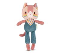 LILLIPUTIENS, Jeanne the Cat, Cuddly Soft Toy, From 3 Months | Illustrated Gift Box Doubles as storage, 27 Cm, Machine Washable at 30°C