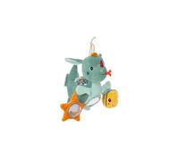 LILLIPUTIENS, Joe Acti-Nomad Hanging Activity Toy, From 3 Months | Hanging Dragon Soft Toy with Rattle, Bead Mirror Rattle and Crinkle Sound, Includes 1 Soft Toy for Travel Play