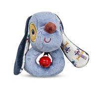 Lilliputiens, Jules Dog Easy-Grip Mini Rattle, From 3 Months | Bell Sound Encourages Visual, Sound and Fine Motor Discovery; Baby Soft-Toy Rattle Sized for Little Hands