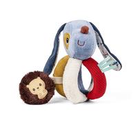 Lilliputiens, Jules Easy-Grip Sensory Baby Rattle, From 6 Months | Sensory Activity Toy with Easy-Grip Handles, Bell Sound and a Hidden Hedgehog Rattle to Free, Newborn Gift Idea