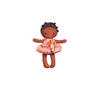 LILLIPUTIENS, Lena Floating Bath Doll with Ring, From 9 Months | Removable Ring and Pieces to Handle, Includes 1 Doll and 1 Ring, Encourages Fine Motor Play and Imagination