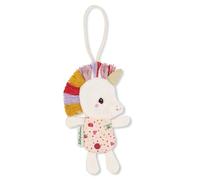 Lilliputiens, Lena the Unicorn, Children’s Luggage Tag | Write Child’s Details on the back, Helps Spot Luggage, Polyester and Cotton, Pink Design