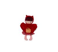 LILLIPUTIENS, Little Red Riding Hood, Hand Puppet, From 2 Years | 3 Tags Hidden in the front pocket and varied tactile fabrics for storytelling, 27 Cm