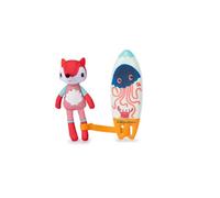 LILLIPUTIENS - Magic Surfer Alice - Interactive bath toy with color-changing effects - Drawings appear in water - Fun figurine - From 12 months - Bath/water games - 83542