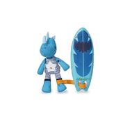 LILLIPUTIENS, Marius Magic Floating Bath Surfer, From 12 Months | Reacts to Warm Water, Includes 1 Rhino Character and 1 Surfboard with Magic Print, Quick-Drying