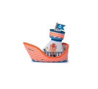 LILLIPUTIENS - Pirate Ship for the Bath - Aquatic Toy in Neoprene with Detachable Characters - Floating Ship, Stimulates Motor Skills and Imagination - From 12 Months - 83504
