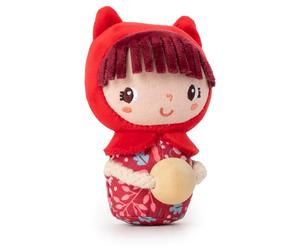 Lilliputiens Red Riding Hood Baby Rattle Plush Sensory Toy Newborn