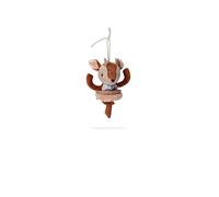 LILLIPUTIENS, Stella Mini Dancing Hanging Baby Rattle, From 6 Months | Fawn Soft Toy with Pull-Down Vibration, Hangs from a Play Gym, Infant Carrier, Pushchair or Cot, Newborn Gift Idea