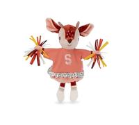 LILLIPUTIENS, Stella Pompom, Hand Puppet, From 2 Years | Colourful Pom-poms, Hand Tags and Varied Tactile Fabrics for storytelling, 33 Cm