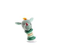 LILLIPUTIENS - Suction Cup Rattle Joe the Dragon - Interactive Baby Toy with Bell, Wooden Rings, and Fabric Head - Stimulates Fine Motor Skills, Sight, and Hearing - From 6 Months - 83402