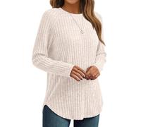 LILLUSORY Oversized Jumpers for Women UK Long Sleeve Tunic Tops | Fall Autumn Sweaters, Ladies Basic Outfits, Dressy Casual T Shirts, Fashion Capsule Wardrobe Clothing