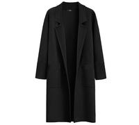 LILLUSORY Women's Long Dressy Cardigan Sweaters Fall Oversized Coatigan Jackets 2025 Knit Business Casual Winter Coats, Black, M