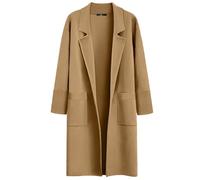 LILLUSORY Women's Long Dressy Cardigan Sweaters Fall Oversized Coatigan Jackets 2025 Knit Business Casual Winter Coats, Camel, Large